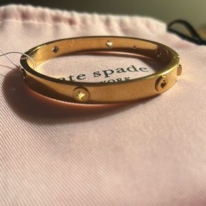 NWT Kate Spade Signature Spade Gold Bracelet